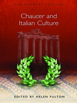 cover image of Chaucer and Italian Culture
